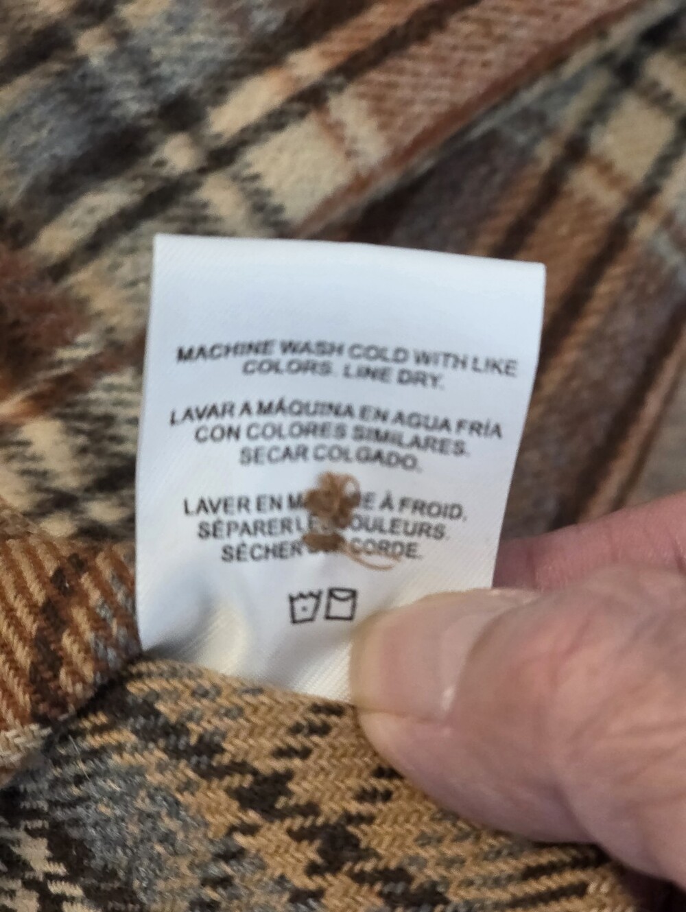 Altard State Plaid Shacket Jacket Women’s Large Rust Orange Cottageco - Picture 13 of 16